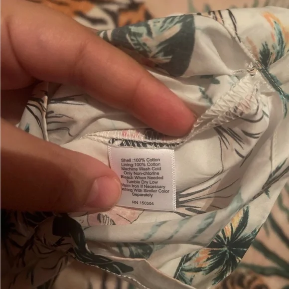 Classic Prep hula print romper